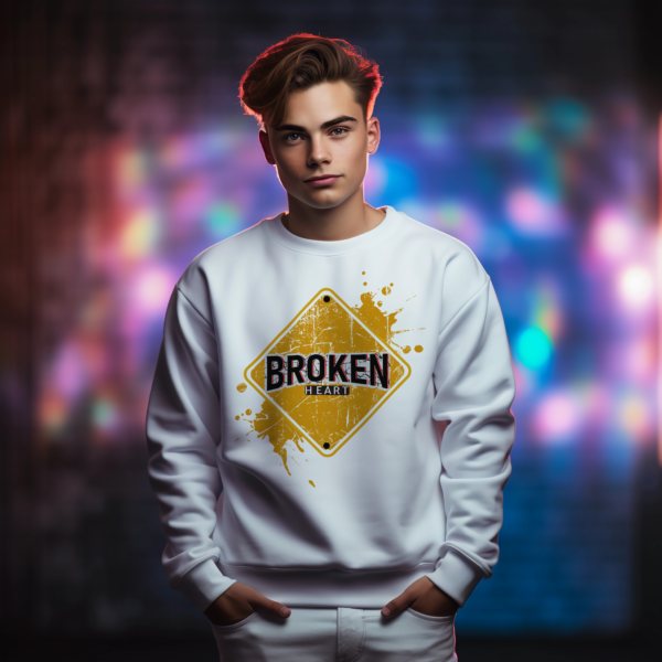 Hoodie homme broken heart 1 sweat broken heart