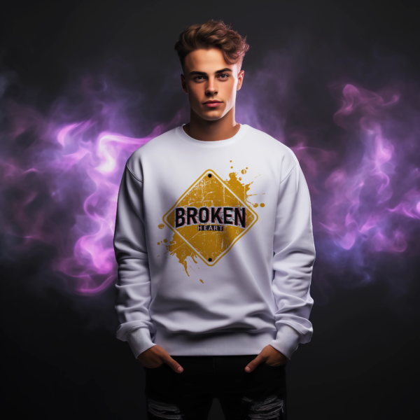 Hoodie homme broken heart 2 sweat broken heart