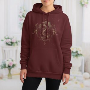 Hoodie femme marron