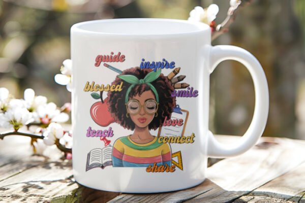 mug afro teacher mug afro teacher