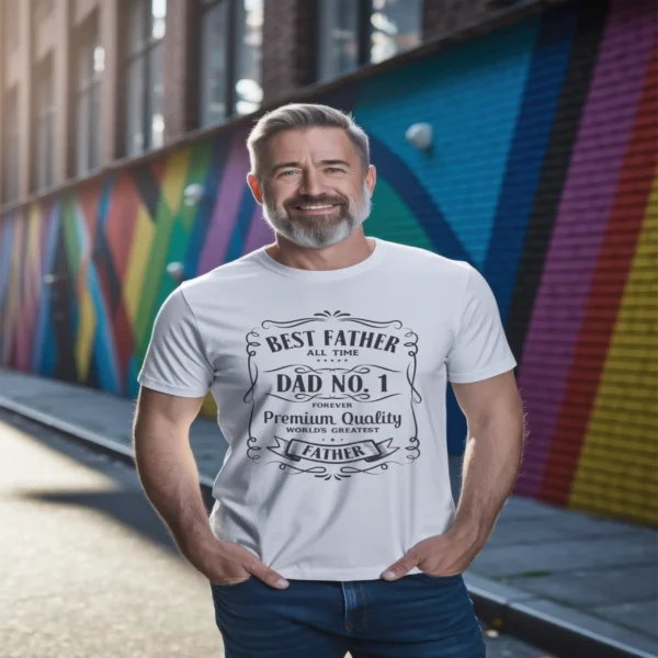 t-shirt Best father all time
